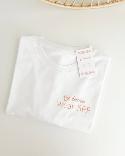 Hey hottie, wear SPF - oversized majica☀️