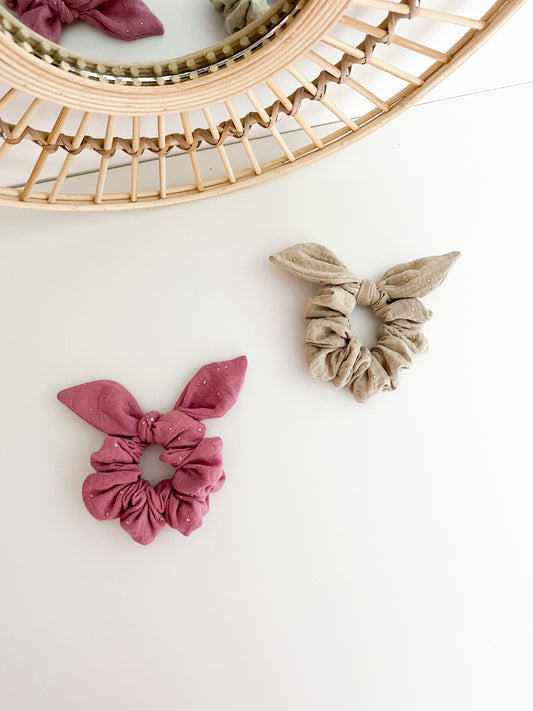 Muslin scrunchie- več barv