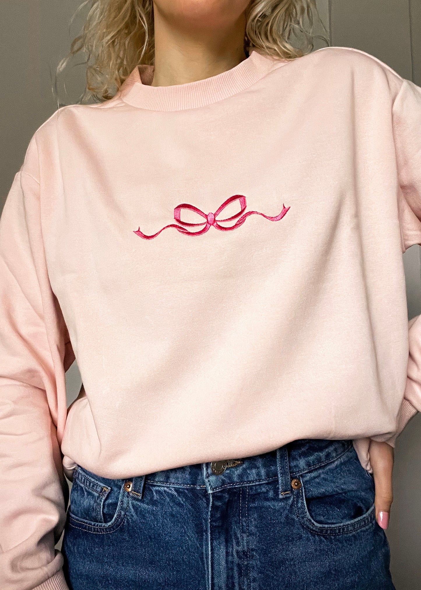Pulover PINK BOW
